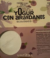 Yogur con arándanos ecológico