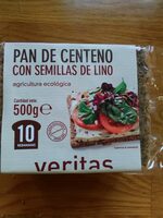 Pan de centeno con semillas  de lino
