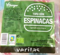 Vburger Tofu con espinacas