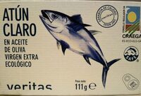 Atún claro en aceite de oliva virgen extra ecológico