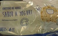 Tortitas de arroz sabor a yogurt