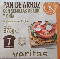 Pan de arroz con semillas de lino y chía