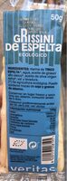 Grissini de espelta ecológico