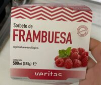 Sorbete de frambuesa