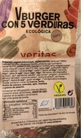 Burger con 5 Verduras