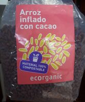 Arroz inflado con cacao