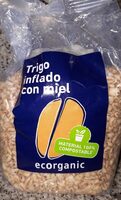 Trigo inflado con miel