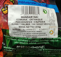 Mandarynki. odmiany: Ortanique.