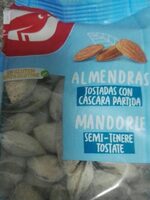 Almendras tostadas con cáscara partida