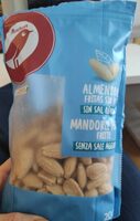 Almendras fritas sin sal