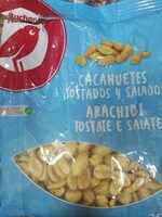 Cacahuetes tostados y salados