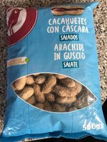 Cacahuetes con cáscara salado