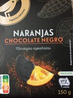 Naranjas con chocolate negro