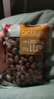 Cachuetes con chocolate con leche
