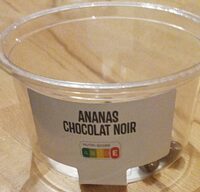 Ananas chocolat noir