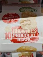 10 brownies chocolat blanc