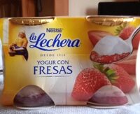 Yogur con fresas