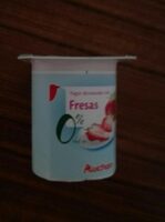 Yogur desnatado con fresa