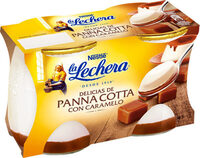 Delicias de pannacotta con caramelo