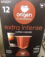 Extra intense coffee capsules