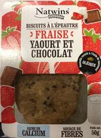 Biscuit à l'épeautre fraise,yaourt et chocolat