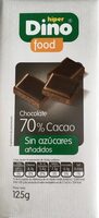 Chocolate 70% sin azúcares