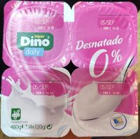 Yogur desnatado daily dino