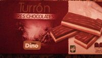 Turrón Tres chocolates