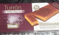 Turrón yema tostada