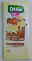 Chocolate blanco con trocitos de galletas