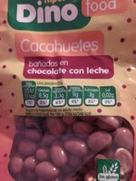 Cacahuetes bañados en chocolate con leche