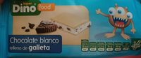 Chocolate blanco relleno de galleta