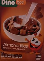 Almohadillas rellenas de chocolate