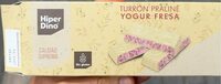 Túrron praliné yogurt fresa