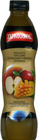 Zumo de manzanas y mangos exprimidos