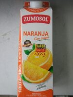 Zumo de naranja con pulpa zumosol brik