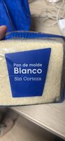 Pan de molde Blanco Sin Corteza