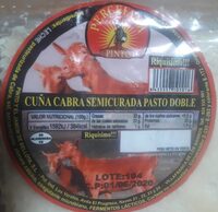 Cuña cabra semicurada pasto doble