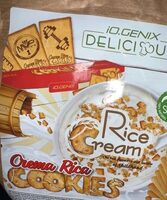 Rice cream cookies