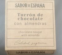 Turron de chocolate con almendras