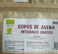 Copos de avena integrales gruesos