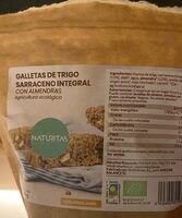 Galletas de trigo sarraceno con almendras integrt