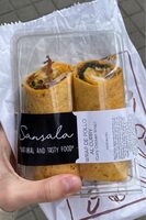 Wrap de pollo al curry