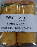Wrap Tofu kale y Algas