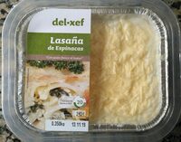 Lasaña de espinacas