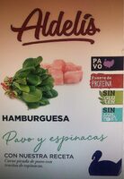 Hamburguesa de pavo y espinacas
