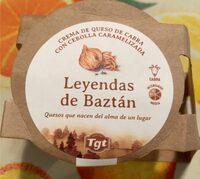 Crema de queso de cabra con cebolla caramelizada