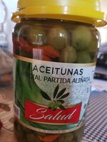 Aceitunas verdial partida aliñada