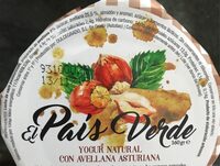 Yogur Natural con avellana Asturiana