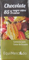 Chocolate 85% negro extra cacao